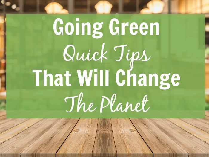 Green Box that States: Going Green Quick Tips